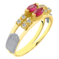 Anel de formatura de ouro 18k - Any