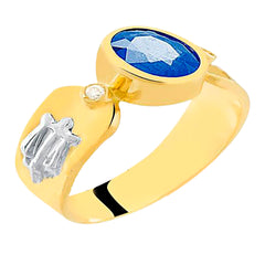Anel de formatura em ouro 18k - Grace