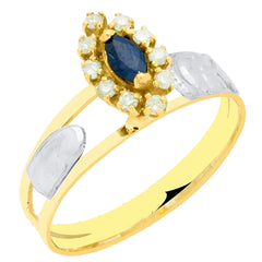 Anel de formatura em ouro 18k - Laura