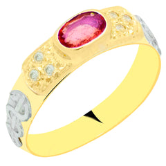 Anel de formatura em ouro 18k - Linda