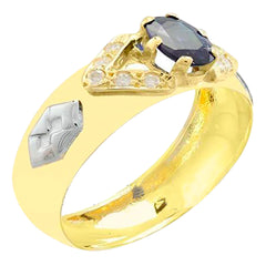 Anel de formatura em ouro 18k - Luara