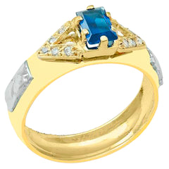 Anel de formatura em ouro 18k - Marina