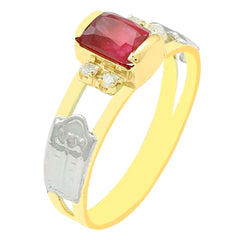 Anel de formatura em ouro 18k - Meire