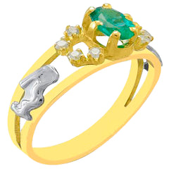 Anel de formatura em ouro 18k - Natali