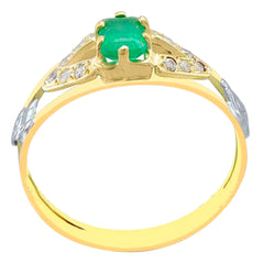 Anel de formatura em ouro 18k - Princesa