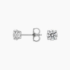 Brinco Solitário Ponto de Luz 1ct (2ct total)