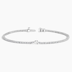 Pulseira Riviera de Diamante Drop