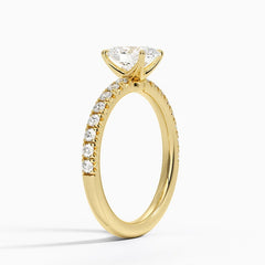 Anel de Noivado com Diamante Lab Oval 0.70ct a 2ct Jasmine