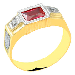 Anel de formatura em ouro 18k - Majestoso