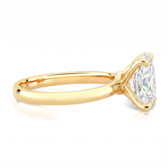 Anel Solitário em Ouro com Diamante Lab Oval 0.70ct a 2.5ct Melanie
