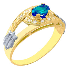 Anel de formatura em ouro 18k - Melissa