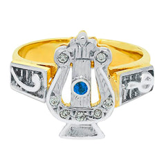 Anel de formatura em ouro 18k - musica
