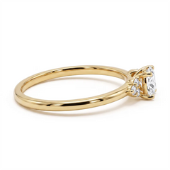 Anel de Noivado com Moissanite 0.30ct (30pts)