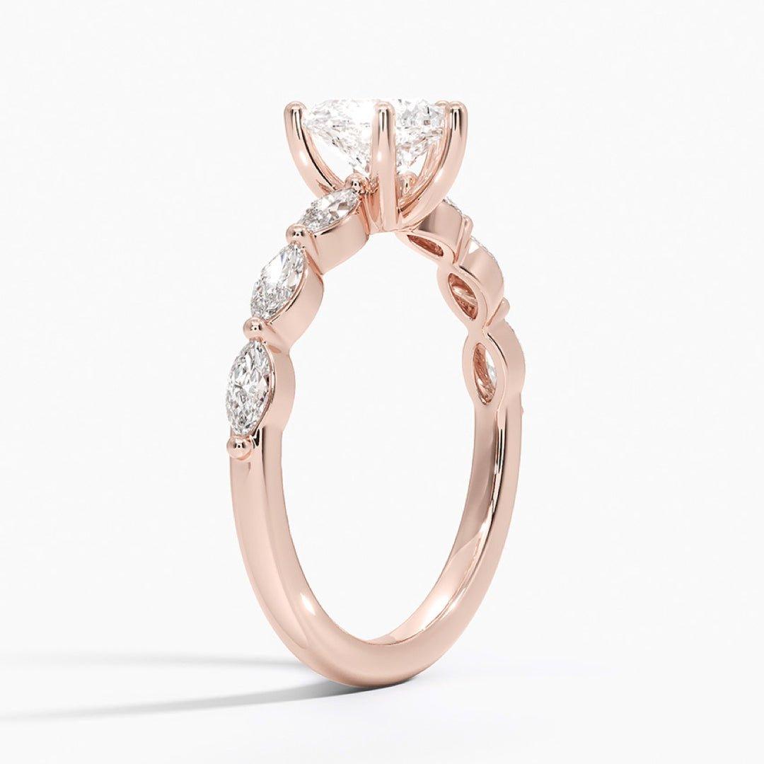 Anel com Diamante de Coração Adore - Volpi Joias