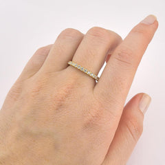 Aparador em Ouro Amarelo com Diamantes Charm - Volpi Joias