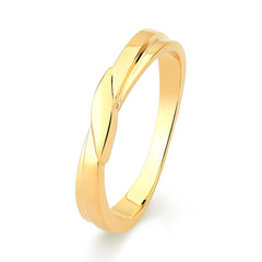 Aliança em Ouro com Nó