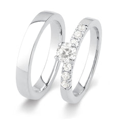 Kit Alianças de Compromisso Rings Cód. 8737