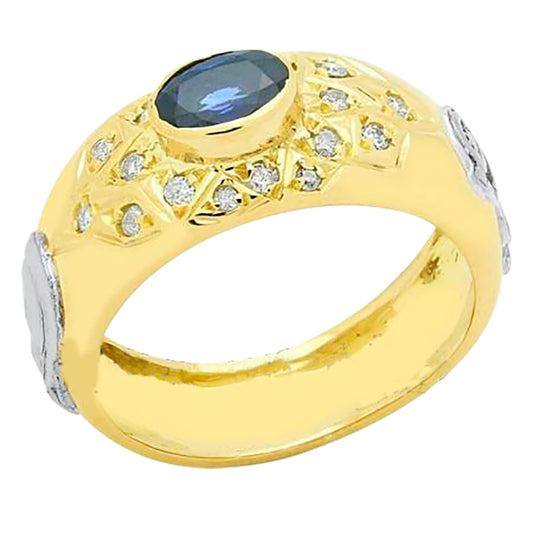 Anel de formatura em ouro 18k - Keila