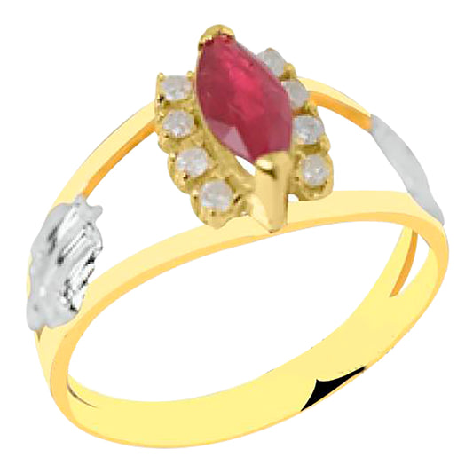 Anel de formatura em ouro 18k - Lucy