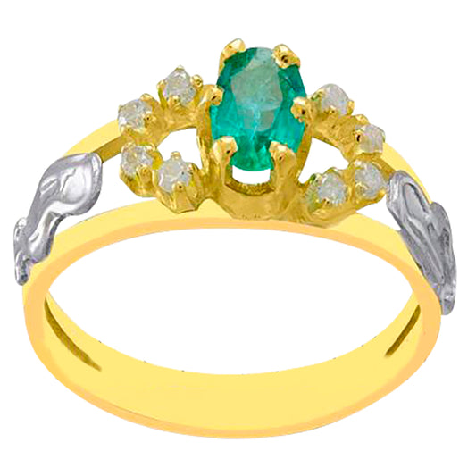 Anel de formatura em ouro 18k - Natali