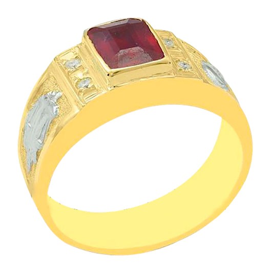 Anel de formatura em ouro 18k - Vitor