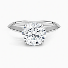 Anel Solitário Catedral com Diamante 2ct