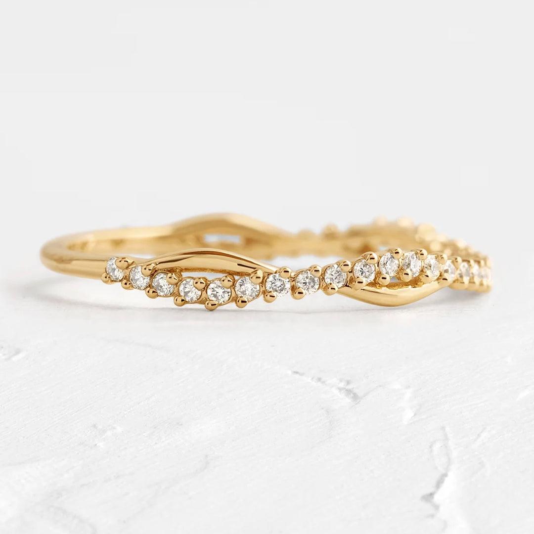 Aparador de Anel Falls com Gemas de 1pt - Volpi Joias