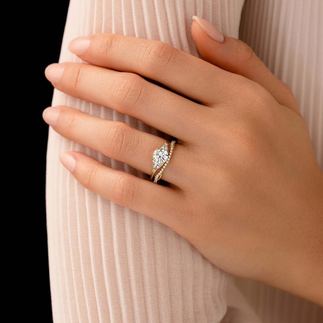 Aparador de Anel Falls com Gemas de 1pt - Volpi Joias