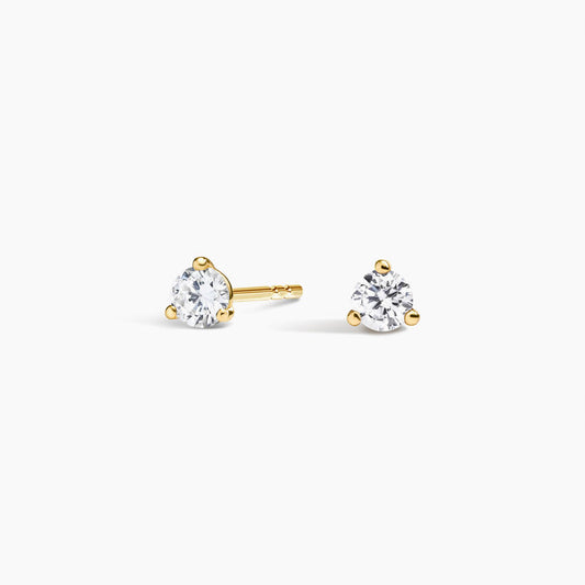 Brinco Ponto de Luz 10pts (20pts total) Diamante Lab