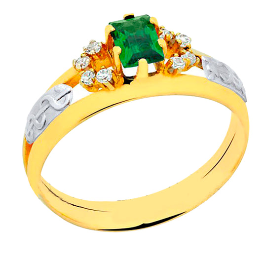 Anel de formatura em ouro 18k - Cléo