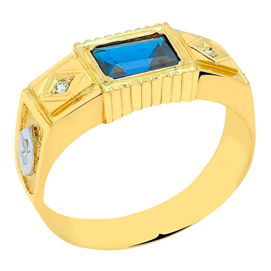 Anel de formatura em ouro 18k - Esplendido