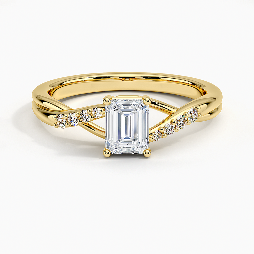 Anel de Noivado com Diferentes Lapidações de Diamante Lab (0.70ct) Excelsior