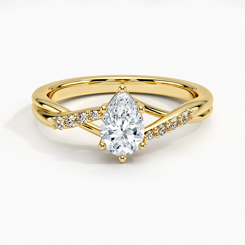 Anel de Noivado com Diferentes Lapidações de Diamante Lab (0.70ct) Excelsior