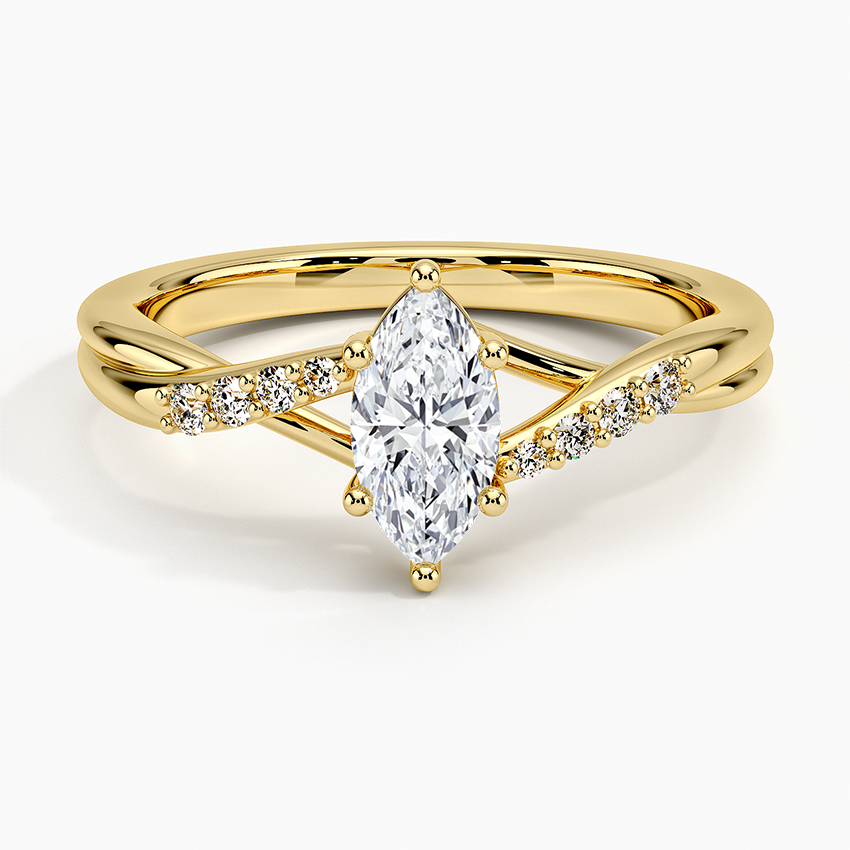 Anel de Noivado com Diferentes Lapidações de Diamante Lab (0.70ct) Excelsior