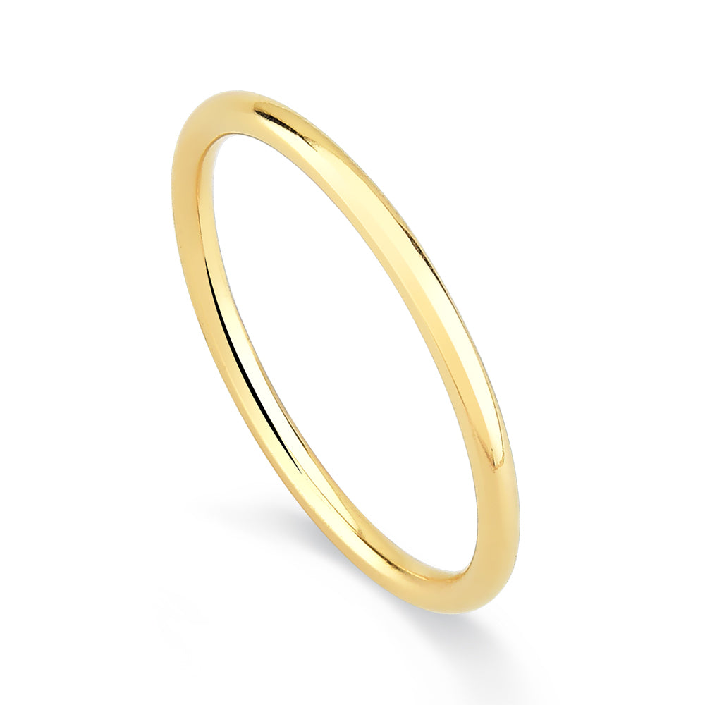 Aliança Fio Cilíndrico em Ouro 1,5 a 2mm