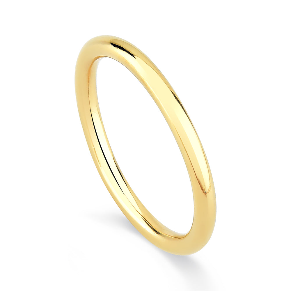 Aliança Fio Cilíndrico em Ouro 1,5 a 2mm