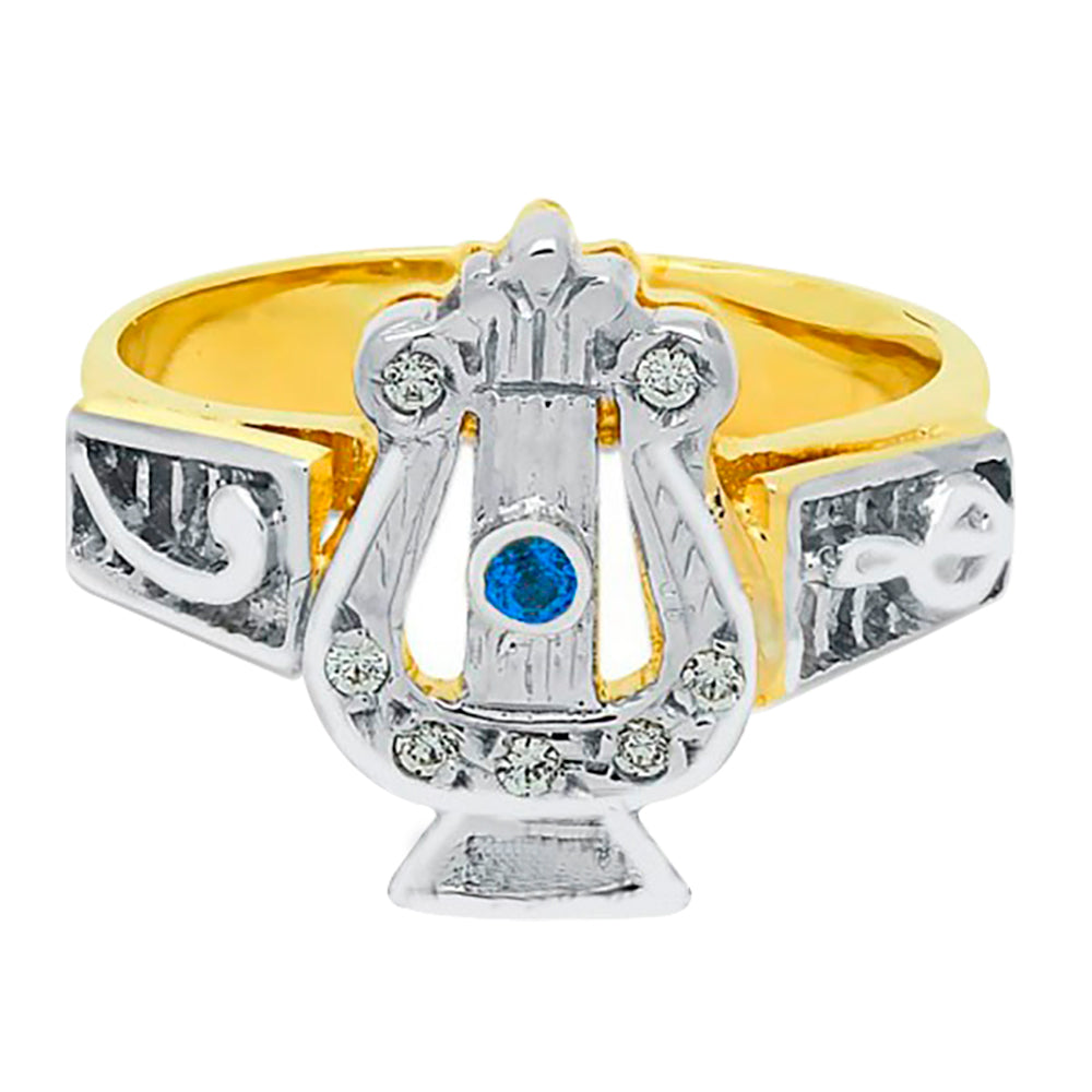 Anel de formatura em ouro 18k - musica