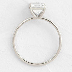 Anel com Diamante Lab Princess Puella