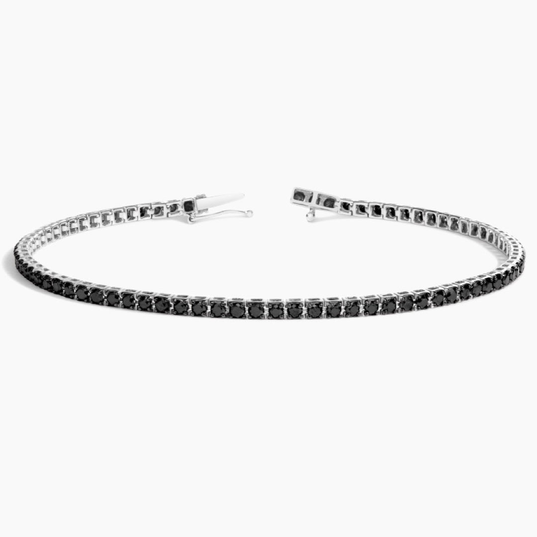 Pulseira Riviera Black Pearl 3cts