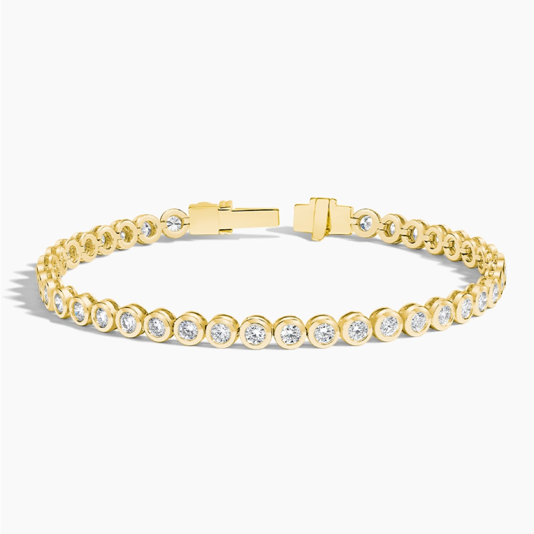 Pulseira de Ouro com Diamantes Domo 3cts