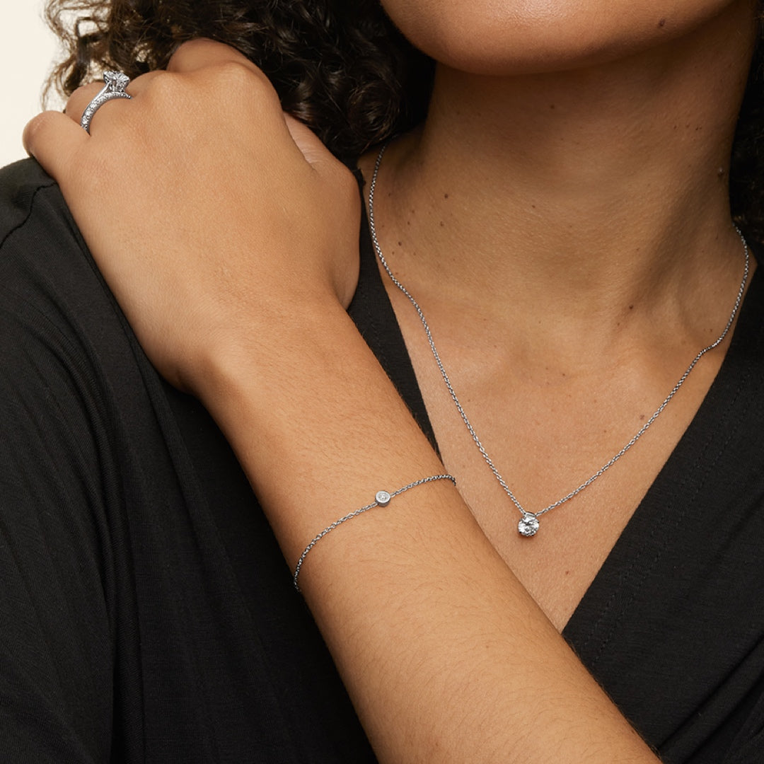 Pulseira Elo Portuguê com Ponto de Luz 10pts
