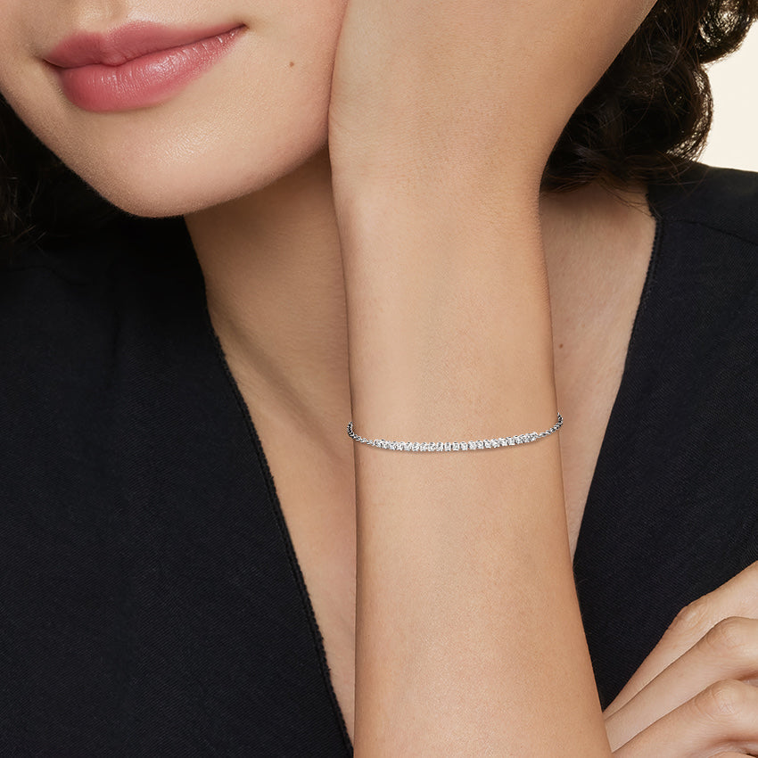 Pulseira em Ouro com Pedras Way