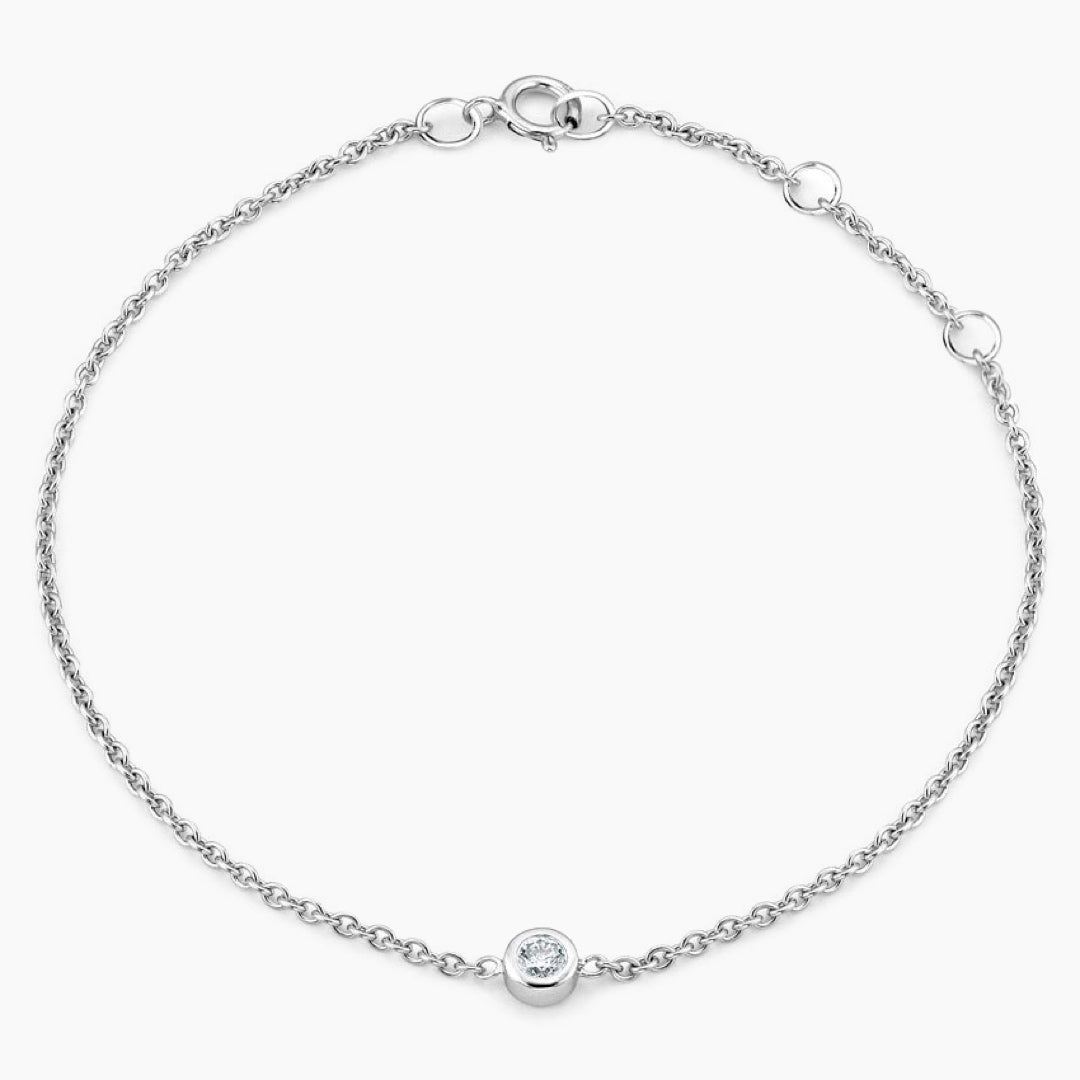 Pulseira Elo Portuguê com Ponto de Luz 10pts