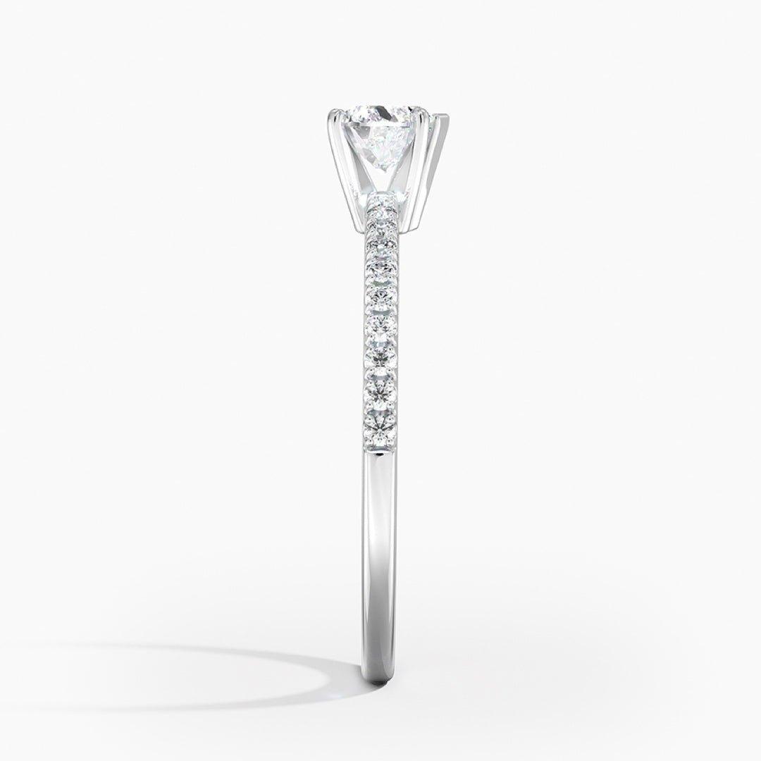 Anel com Pedra de Coração 50pts Aimer - Volpi Joias