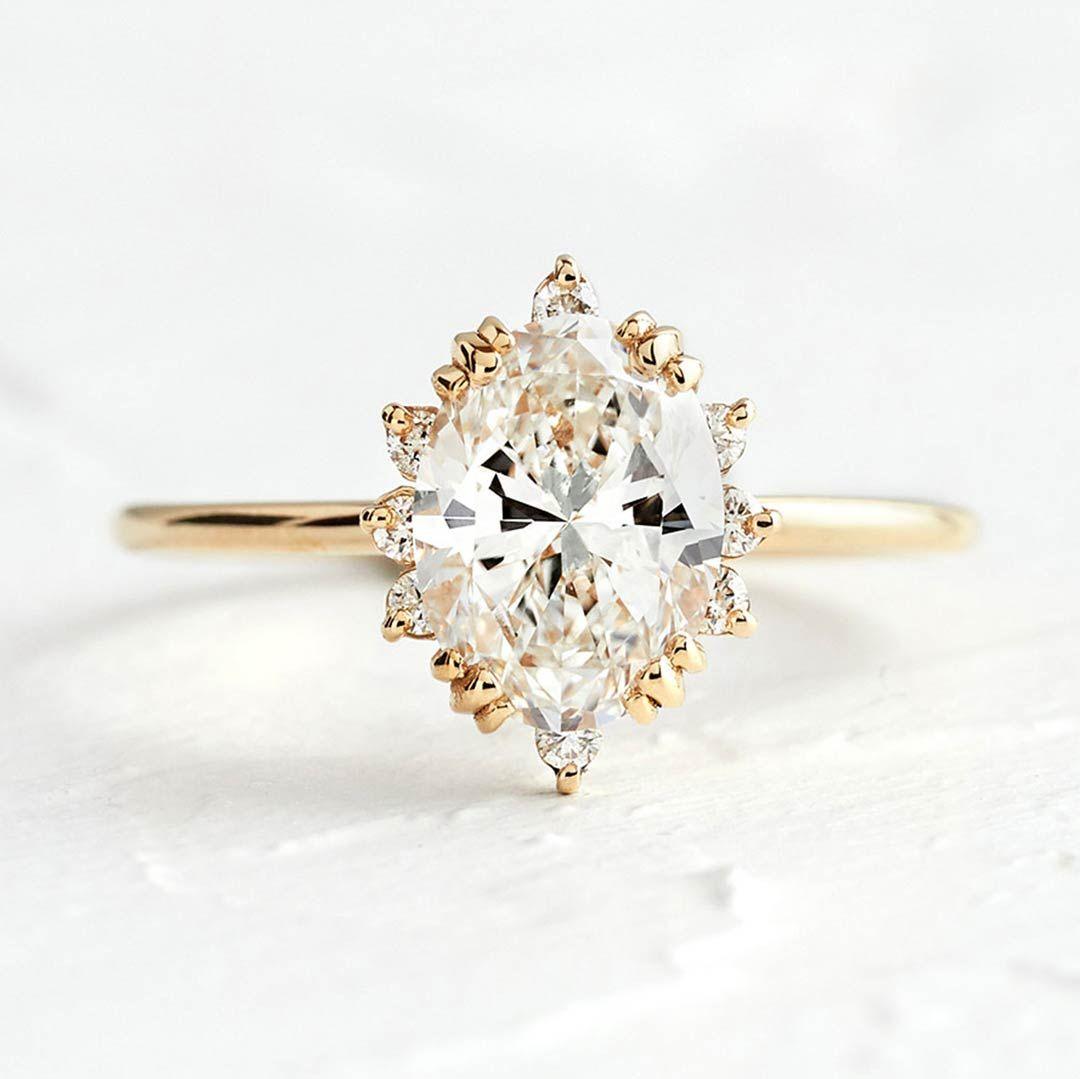 Anel com Pedra Oval em Ouro 18kK Opal - Volpi Joias