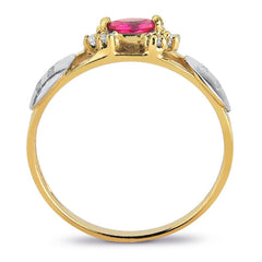 Anel de formatura em ouro 18k - Milene - Volpi Joias