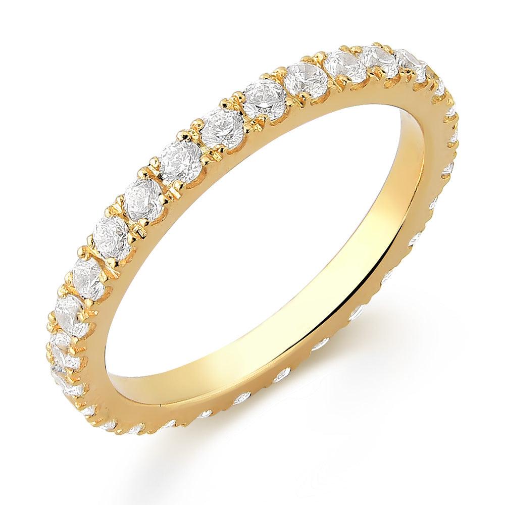 Aparador em Ouro Amarelo com Diamantes Charm - Volpi Joias