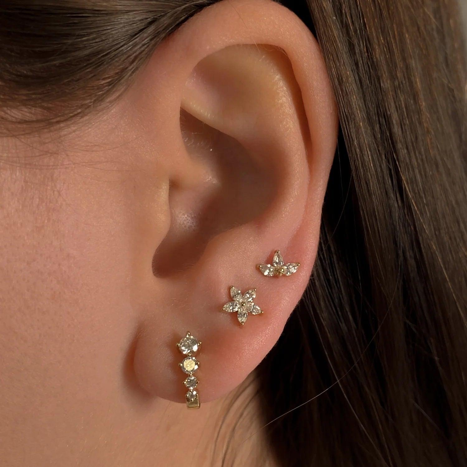 Brinco Estrela em Ouro 18K - Volpi Joias