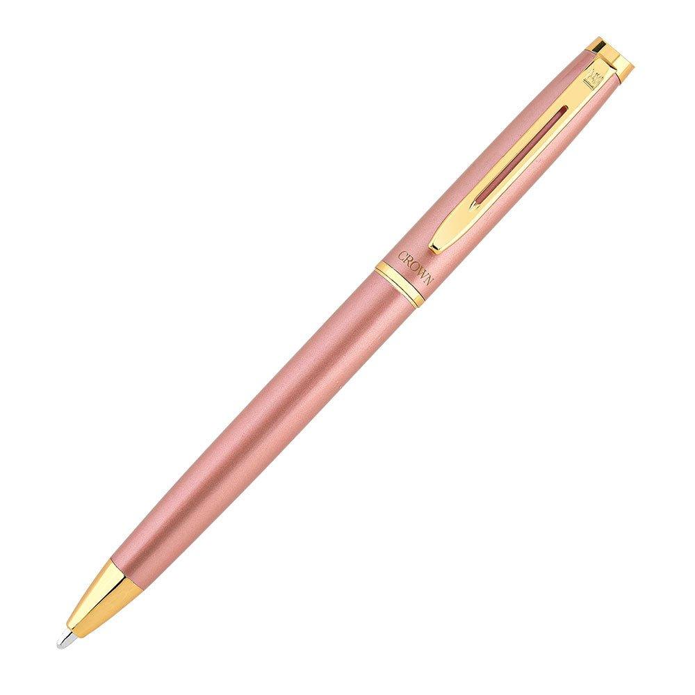 Caneta Crown ponta fina Rose 13,4 cm - Volpi Joias