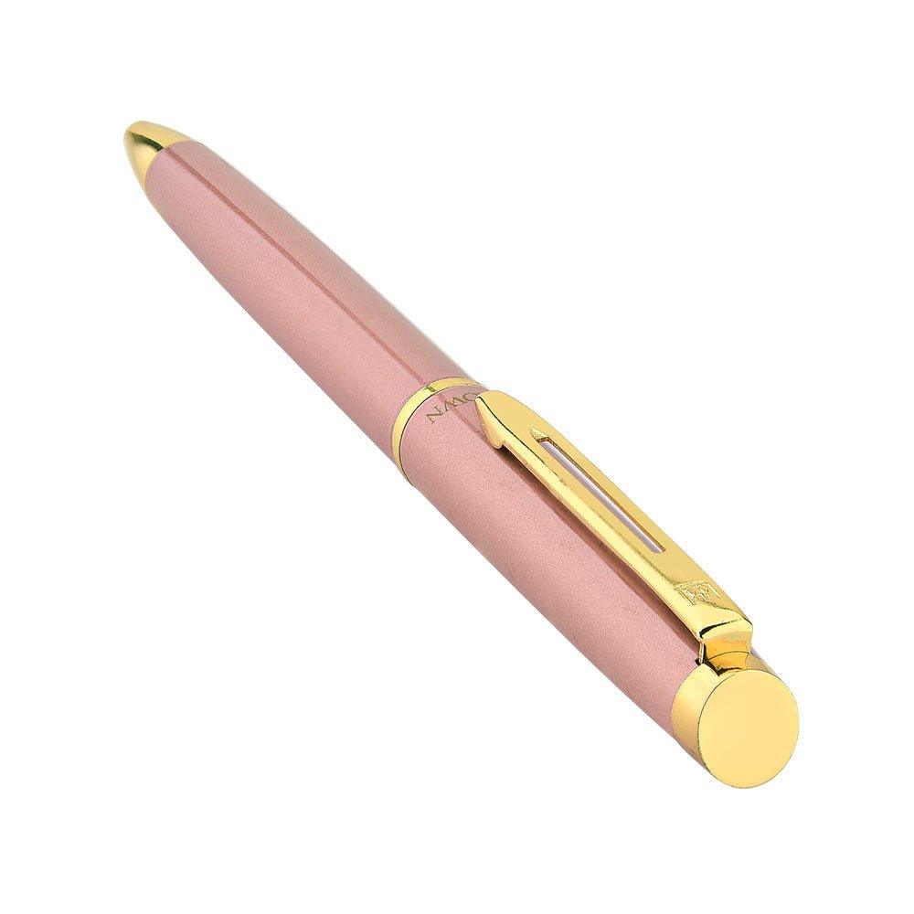 Caneta Crown ponta fina Rose 13,4 cm - Volpi Joias